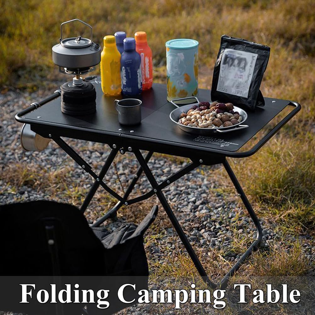 軽量・持ち運びもらくらく ライトフレームアルミテーブル(EBI-LFTB01) | 生活スタイル雑貨,アウトドア,テーブル |  オウルテックダイレクト本店 コンパクト キャンプ ローテーブル 組み立て簡単 収納バッグ付き，軽量 bbq テーブル アルミテーブル キャンプ用の屋外旅行テーブ