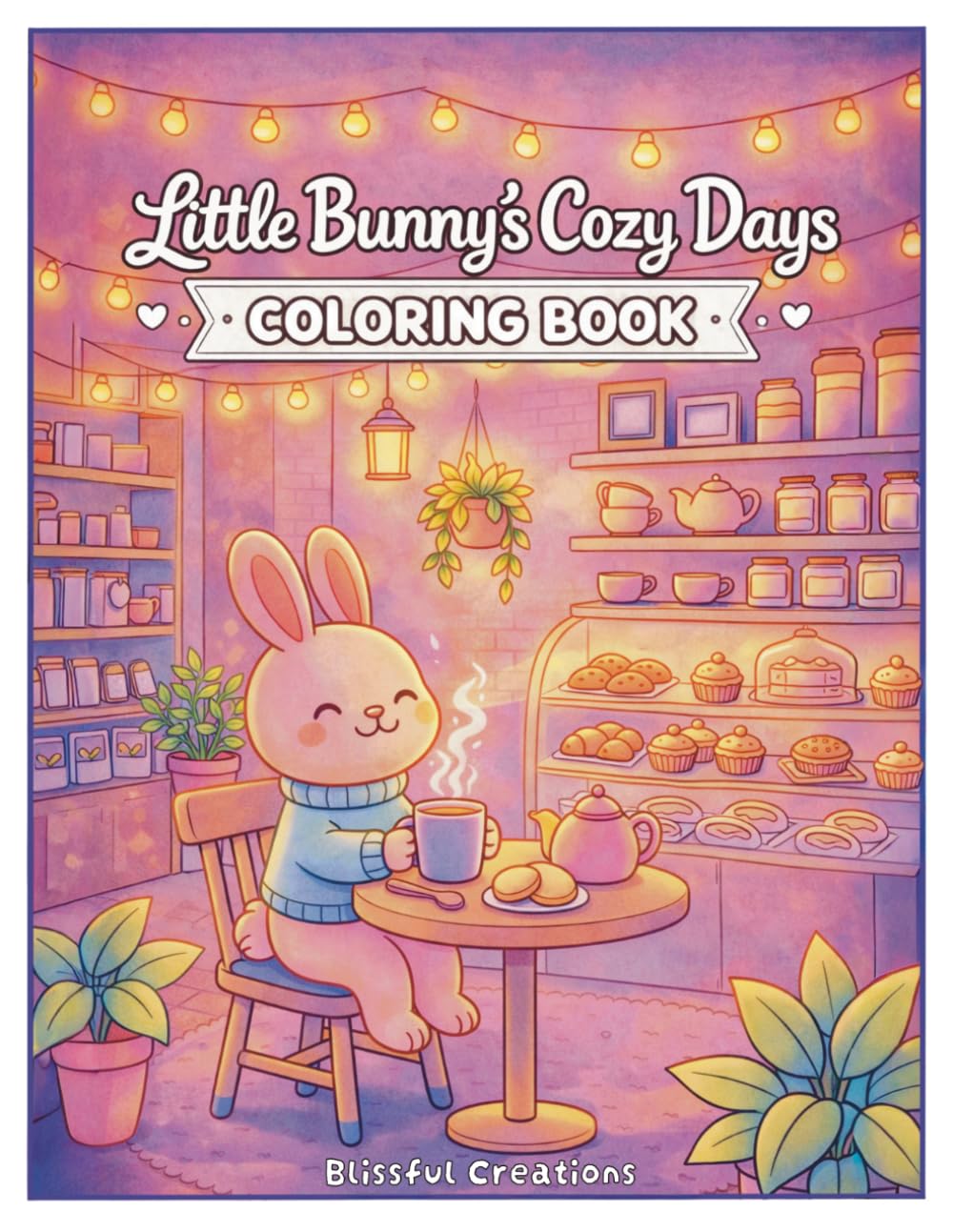 Little Bunny’s Cozy Days Coloring Book: Little Bunny’s Cozy Days Coloring Book: Cute & Comfy Everyday Scenes for Relaxation and Stress Relief