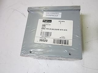 Hoffman A6R64 NEMA 3R Enclosure, Screw Cover, Galvanized, Paint Finish, 6