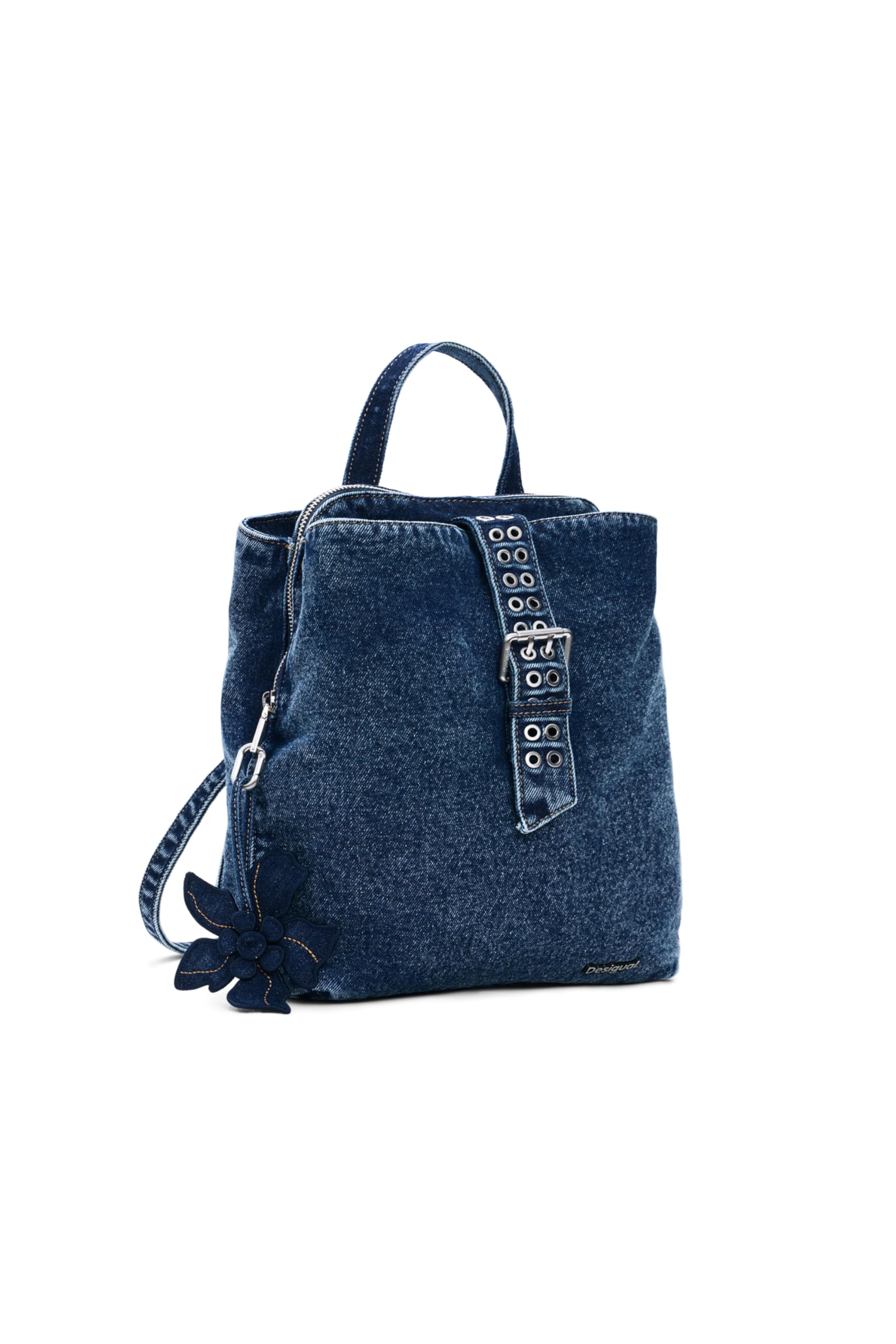 Desigual Mujer Bleu Mochila De Jeans Para Curio Sumy Mini