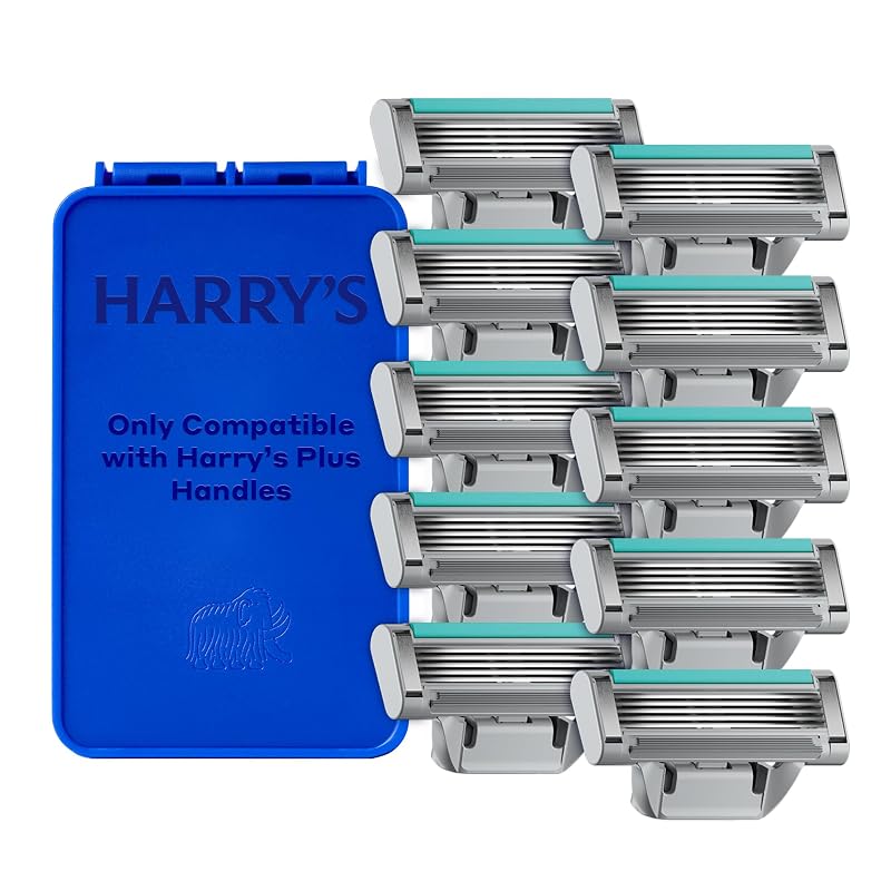 Cartuchos de lâminas para aparelho de barbear Harry's Plus, 10 unidades