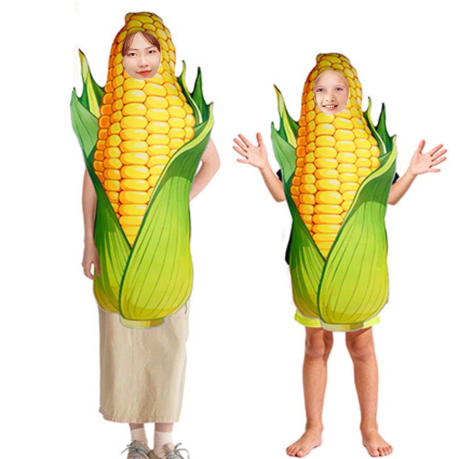 Costume di forma di pannocchia, leggero, ideale per giochi di ruolo, spettacoli e feste di Carnevale.