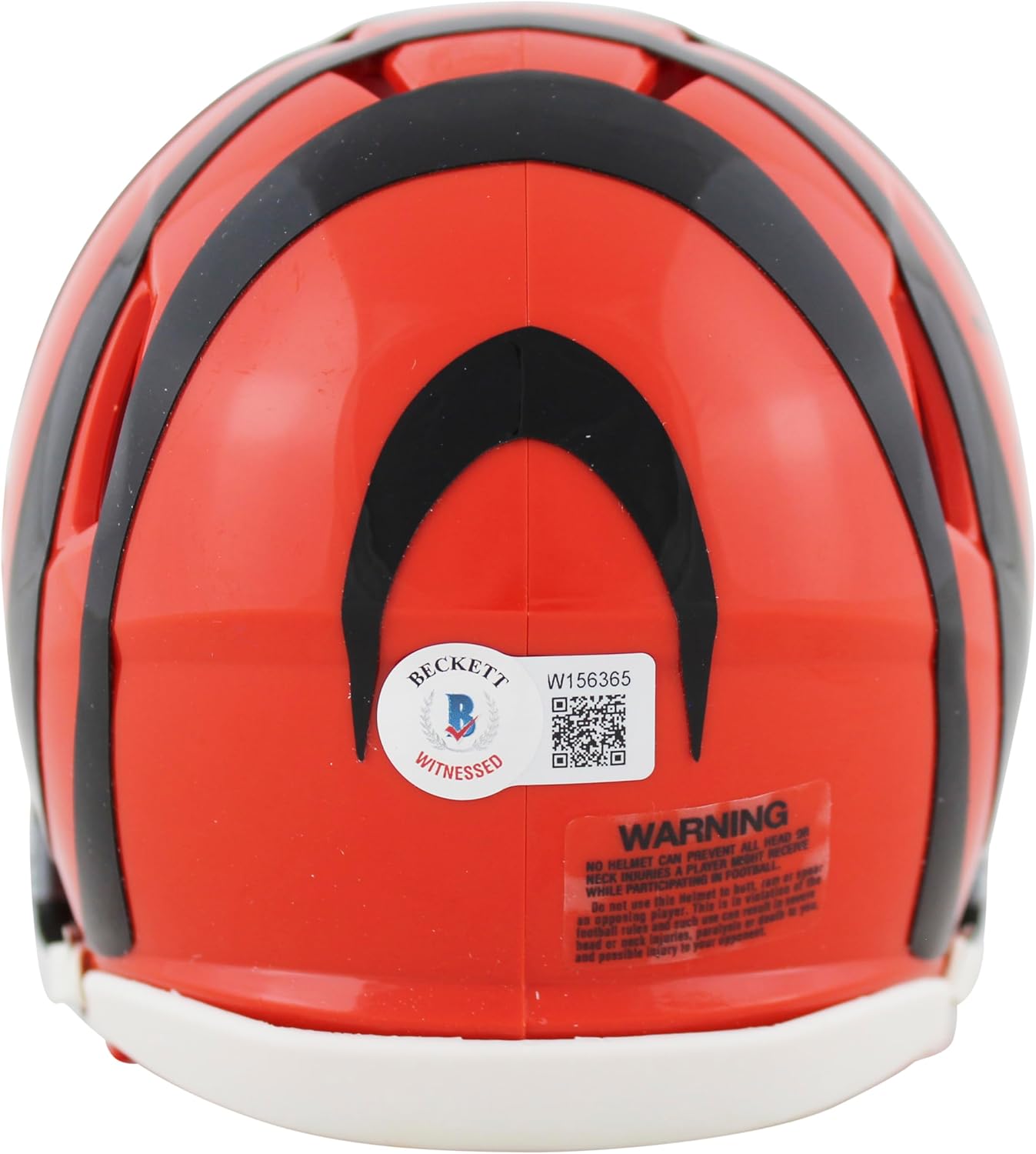 Bengals Joseph Ossai Authentic Signed Speed Mini Helmet W/Case BAS Witnessed