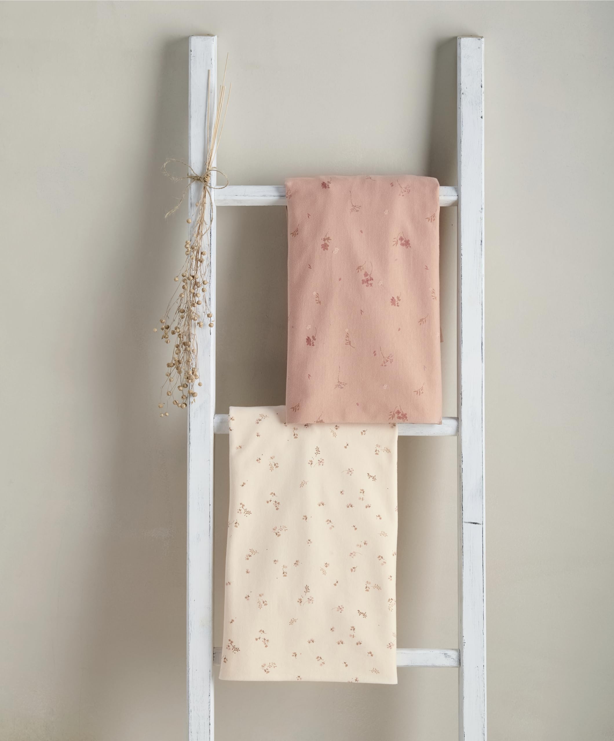 Mamas & Papas Confezione da 2 lenzuola con angoli per culla/letto, fiori selvatici