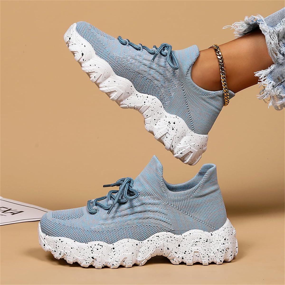 Sneakers Scarpe Da Ginnastica Da Donna Scarpe Da Ginnastica In Rete Scarpe Con Suola Antiscivolo Elastiche Traspiranti Scarpe Sportive Scarpe Da Passeggio Leggere Scarpe Da Corsa Su Strada