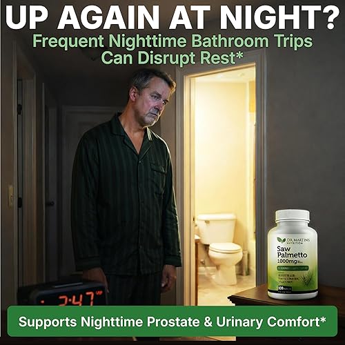 Miniatura 8 de USA Grown Saw Palmetto | 180 Capsules Prostate Health Supplement | Hair Growth for Men & Women | Support to Help Maintain Normal Urination Frequency