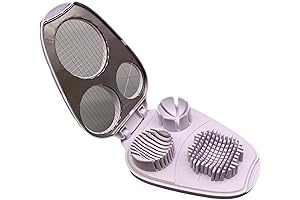 3-in-1 Egg Slicer: Effortless Slicing of Eggs, Hams, and Bananas