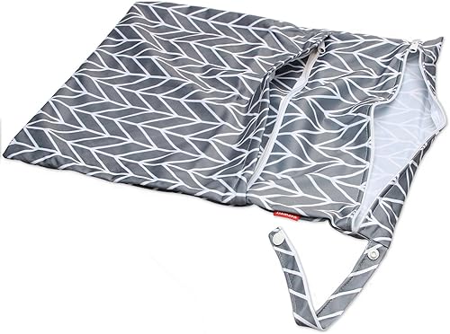 Miniatura 4 de Damero 3 bolsas de viaje húmedas y secas con asa para pañales de tela, piezas de bombeo, ropa, traje de baño y más, fácil de agarrar y llevar,