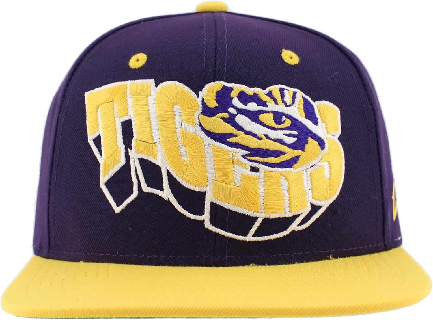 LSU Tigers NCAA Officially Licensed Hat Flat Snapback Z11 Retro Flashback Team Color - Image 2