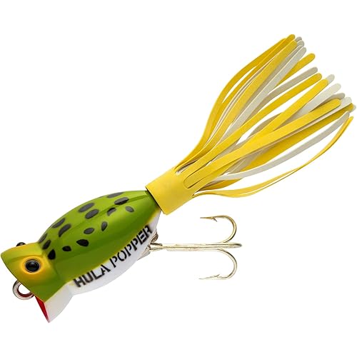Hula Popper Topwater Bass Fishing Lure
