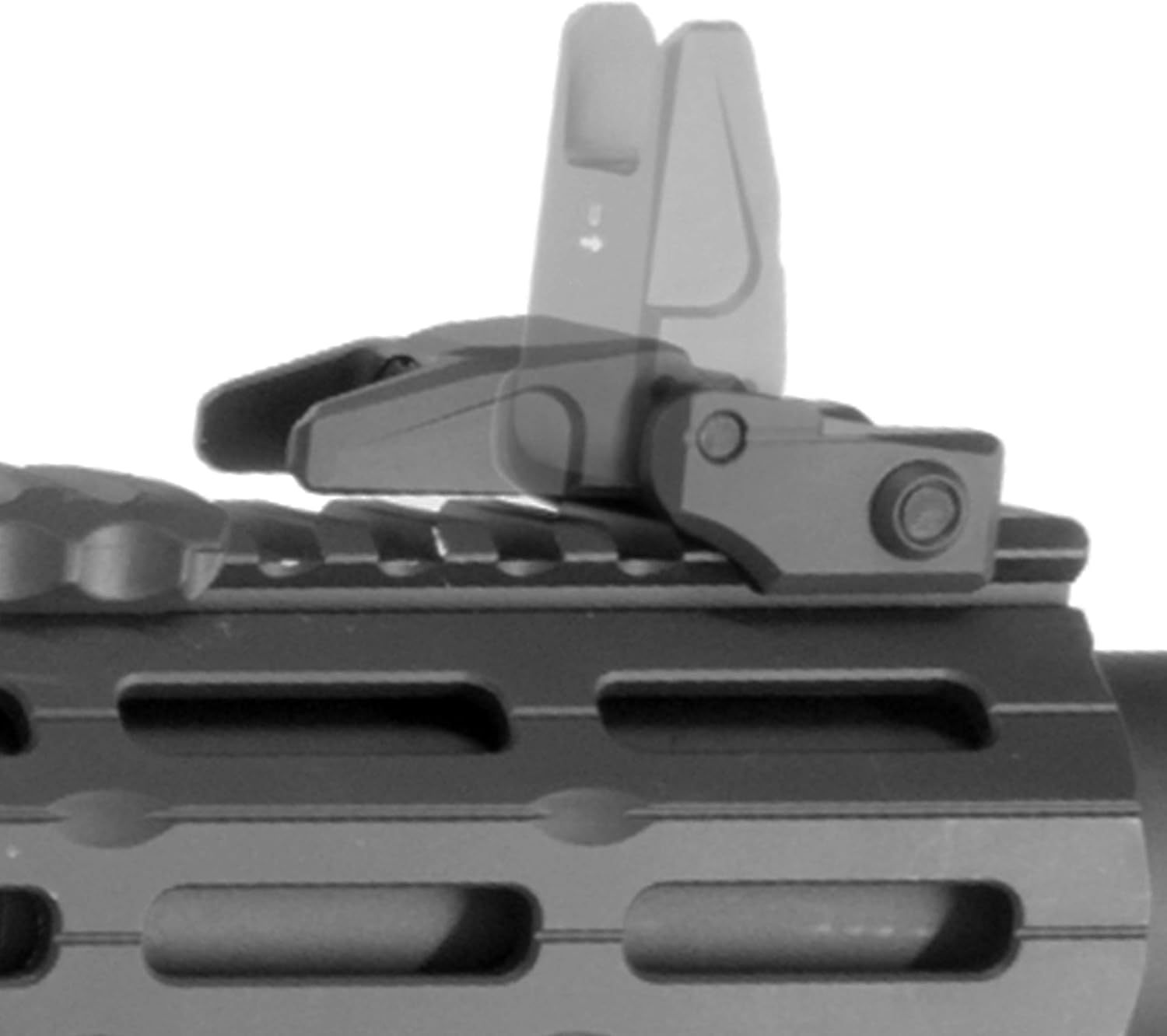 UTG PRO Flip-up Front Sight, Picatinny, Black