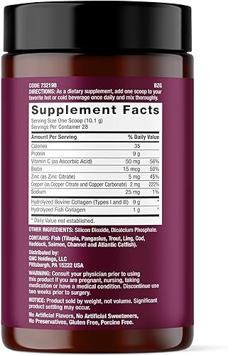 Miniatura 2 de GNC Colágeno en polvo Premier - Sin sabor Formulado con 6 ingredientes esenciales de apoyo de belleza 28 porciones