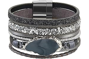 Azora Leather Wrap Bracelets for Women: Style and Comfort Combined