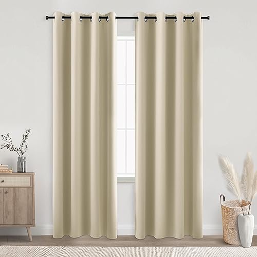 Miniatura 94 de KOUFALL Cortinas opacas doradas de lujo para sala de estar, elegantes cortinas de 84 pulgadas de largo, cortinas Doradas para Sala Elegantes Oro