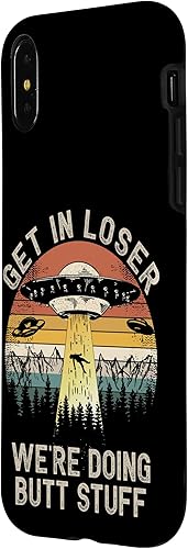 Miniatura 8 de Funda para iPhone 14 Pro Get In Loser We're Doing Butt Stuff Alien Abduction