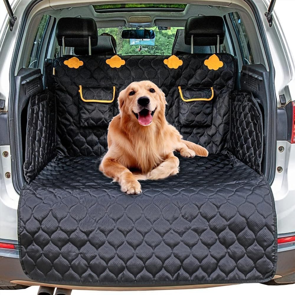 Kofferraumschutz Hund Für Audi Q5 Sportback FY I 2021-2024, Wasserdicht Kratzfest Pflegeleicht Hundedecke Auto Autozubehör,C
