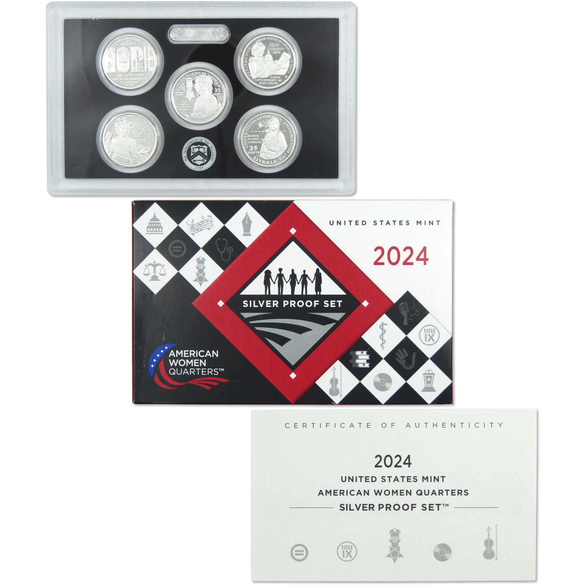2024 American Women Quarter Silver Proof Set U.S. Mint OGP COA at
