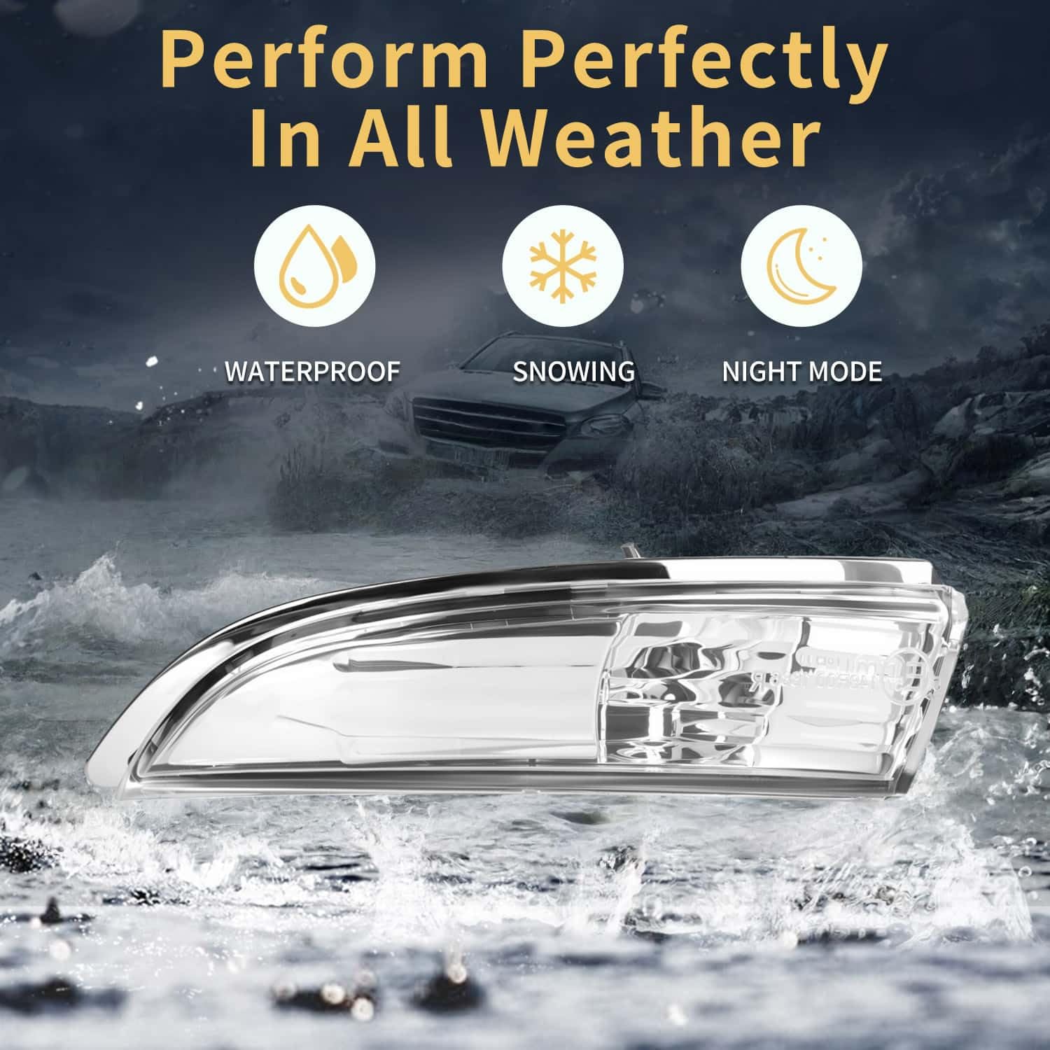 Auto LED Dinamico Indicatori Di Direzione Luce Specchietto Retrovisore Lampeggiante Per Ford Fiesta MK6 VI/UK MK7 2008-2017 B-Max - Foto 6