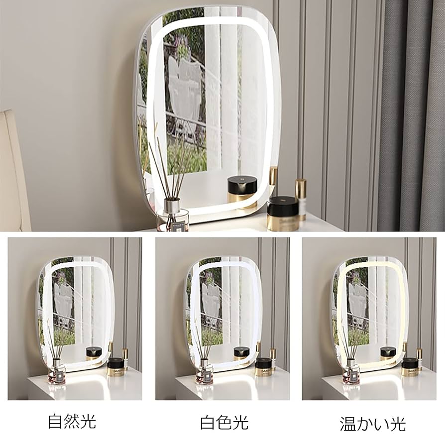 Amazon｜40cm木製化粧台デスク、ドレッサード化粧台、化妆桌