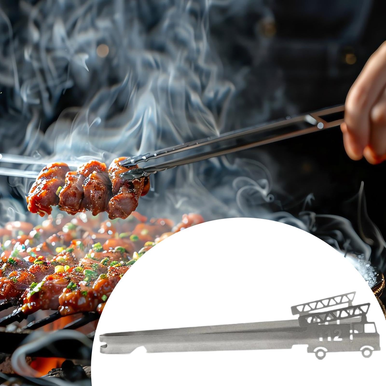 Generic Stainless Steel Tongs Buffet Tongs Multifunctional Comfortable Grip Kitchen Tool for Restaurant Picnic Wedding Party