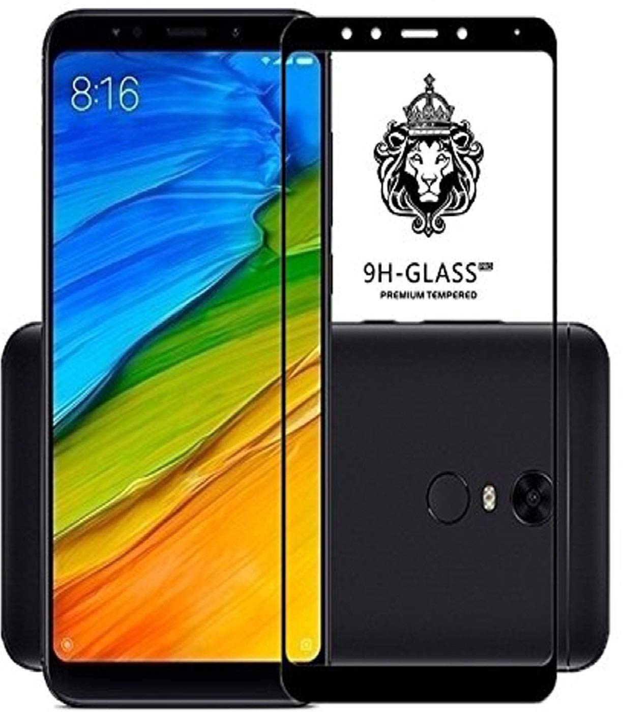 MuditMobi Screen Guard for redmi Note 5 Glass 6D Full Glu Anti-Scratch Edge to Edge Full Coverage Screen Protector for Xiaomi Redmi Note 5 Tempered Glass Black