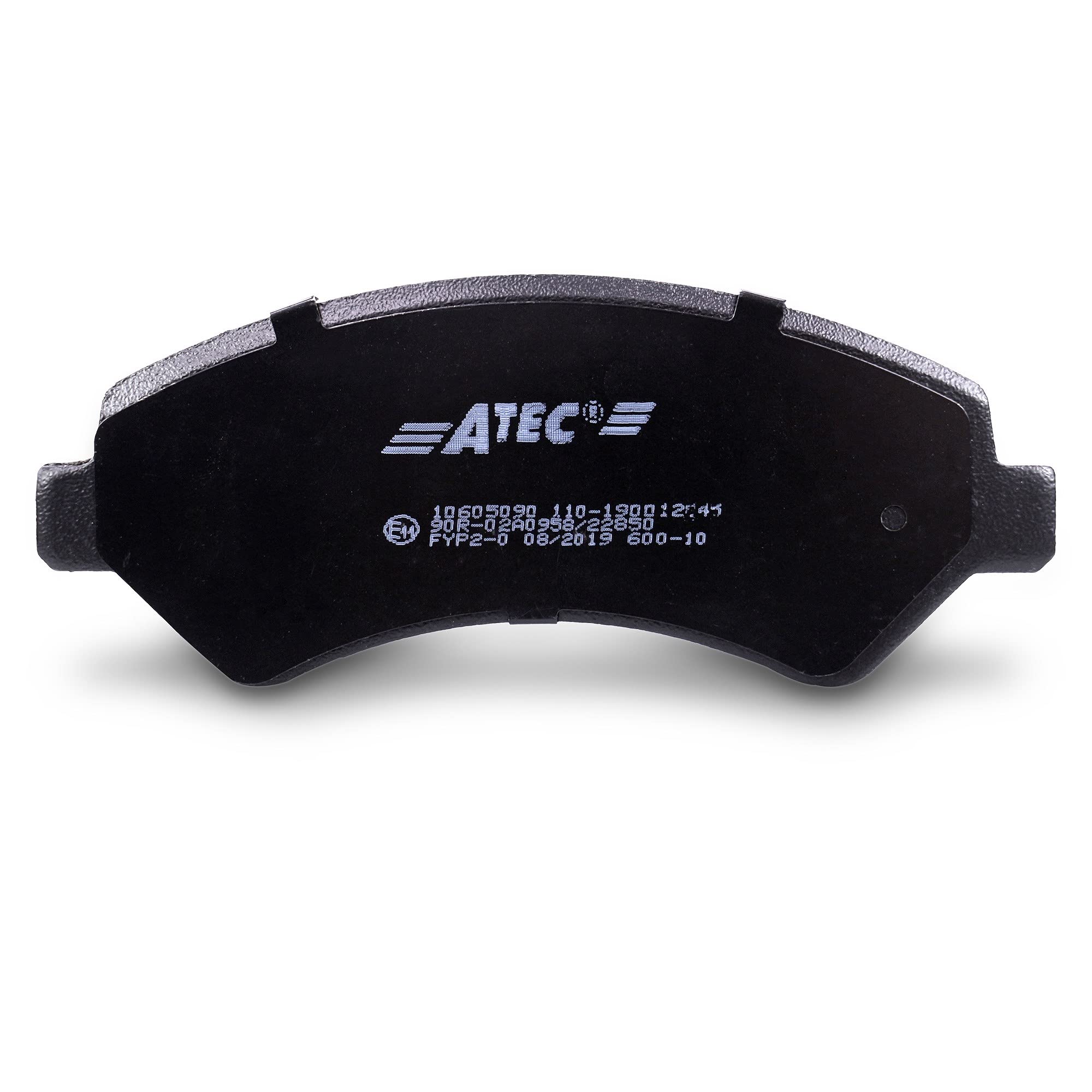 ATEC Germany Set di pastiglie per freni asse anteriore, Pastiglie per freni anteriori, 4 pezzi, Compatibile con CITROËN JUMPER, FIAT DUCATO (250_), PEUGEOT BOXER