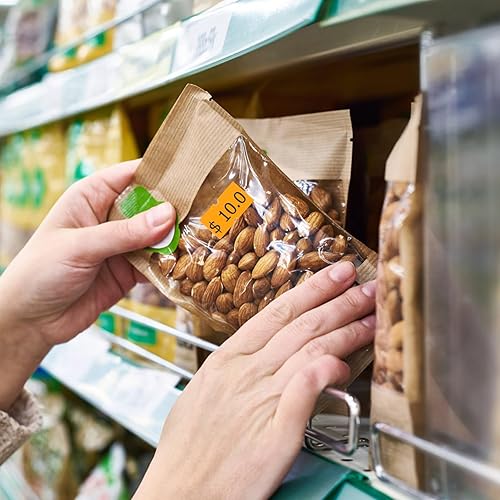 Miniatura 7 de Ciieeo 1 rollo de 6000 etiquetas en blanco para etiquetas adhesivas adhesivas para etiquetas adhesivas y etiquetas adhesivas para precios precisos