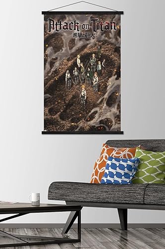 Miniatura 2 de Trends International Attack on Titan The Final Season - Póster de pared con teaser de parte 3, 22.37 x 34.00 pulgadas, paquete de impresión y