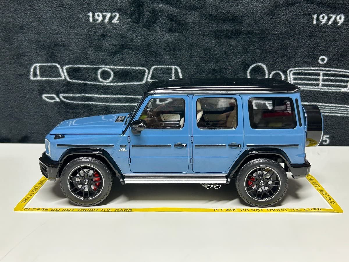 ミニチャンプス メルセデスAMG G63 1/18 1/18 Minichamps Mercedes-Benz G-Class G63 AMG (Blue) Diecast