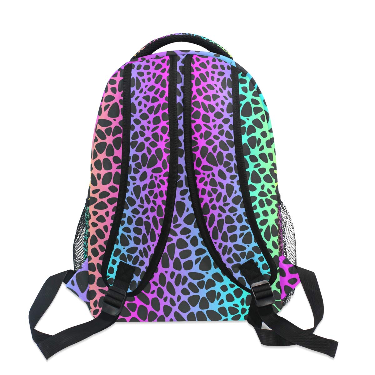 Mnsruu Leopard Studenten Rucksack Backpack für Mädchen Jungen & Kinder Schulrucksack College Reiseeucksack Tagesrucksack für Sport & Outdoor