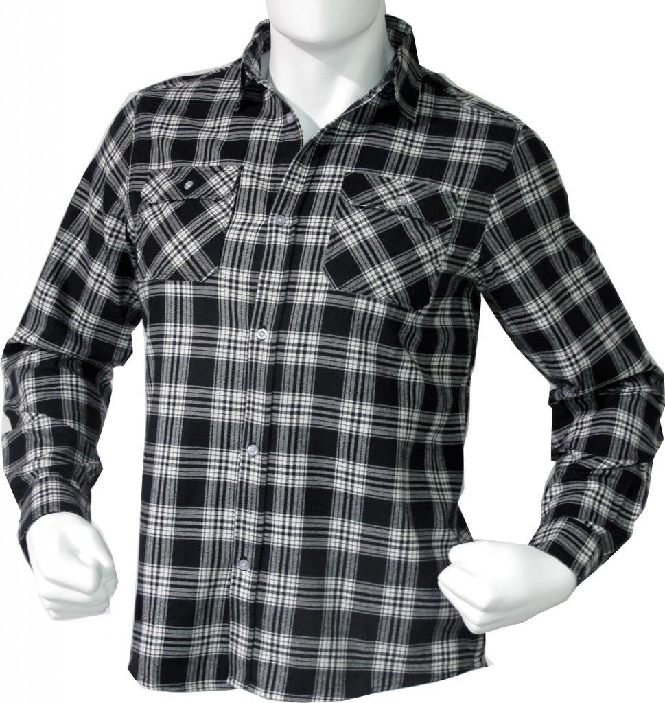 Mafoose Buffalo Plaid Flannel Long Sleeve Shirt Casual Button Down with Pockets