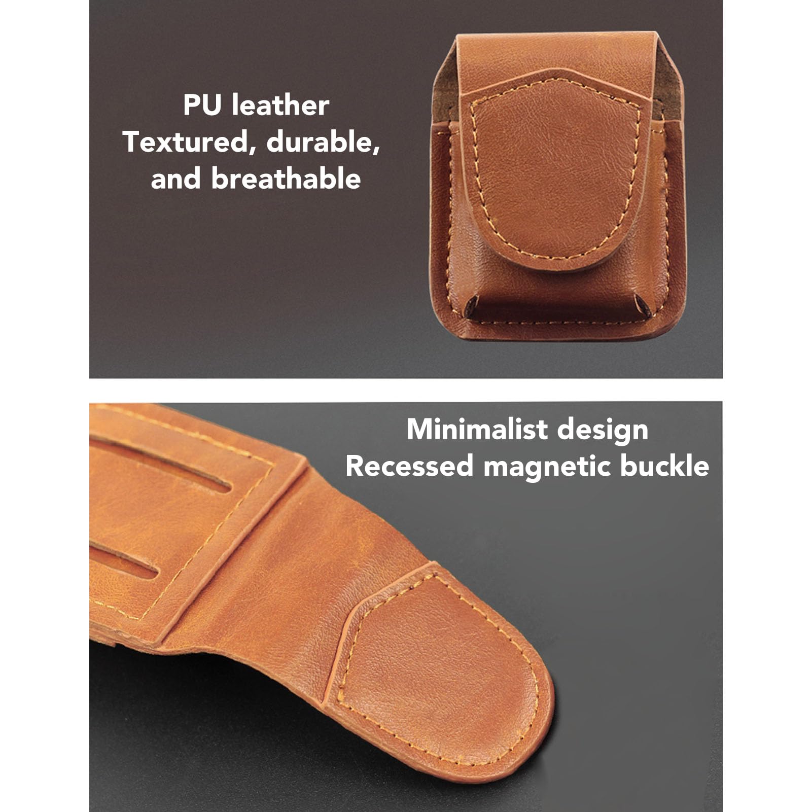 Étui à briquet en cuir pour briquet BiC, avec mousqueton pivotant et rabat avec bouton-pression, étui à briquet en cuir pour BiC - Canada Étui à briquet en cuir pour briquet BiC, avec mousqueton pivotant et rabat avec bouton-pression, étui à briquet en cuir pour BiC - Canada