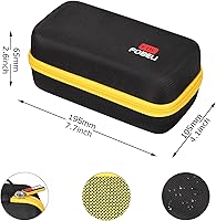 Vista 4 de FBLFOBELI Estuche rígido de transporte compatible con Klein Tools VDV501-851/VDV501-852/VDV501-853 Kit de probador de cables con Scout Pro 3