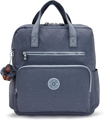 Kipling Audrie - Mochila de pañales color gris niebla, gris (Foggy Grey)