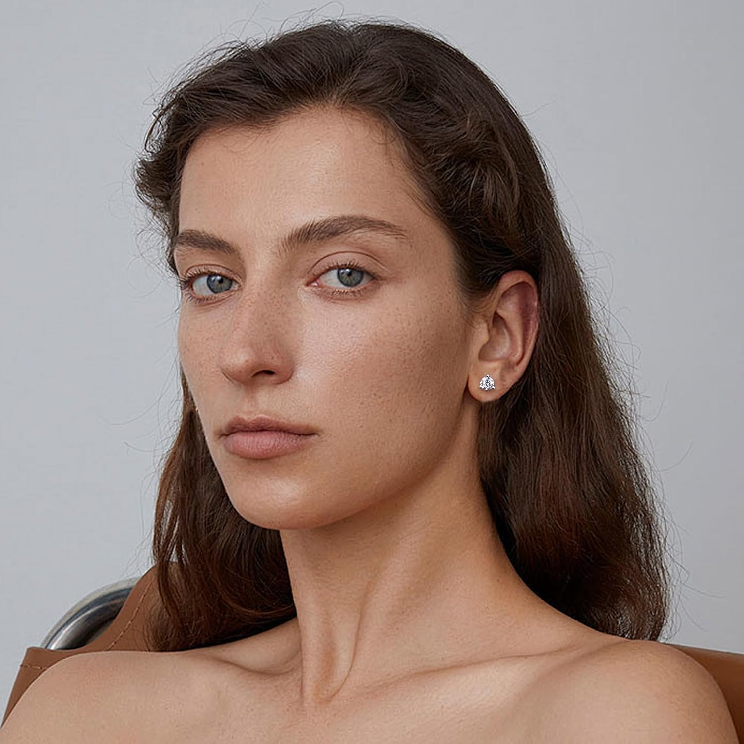 2CT Moissanite Screw Back Earrings - 925 Sterling Silver 3 Prongs 6.5mm D-color VVS1 Moissanite Stud Earrings Jewelry Gift for women Men - Image 7