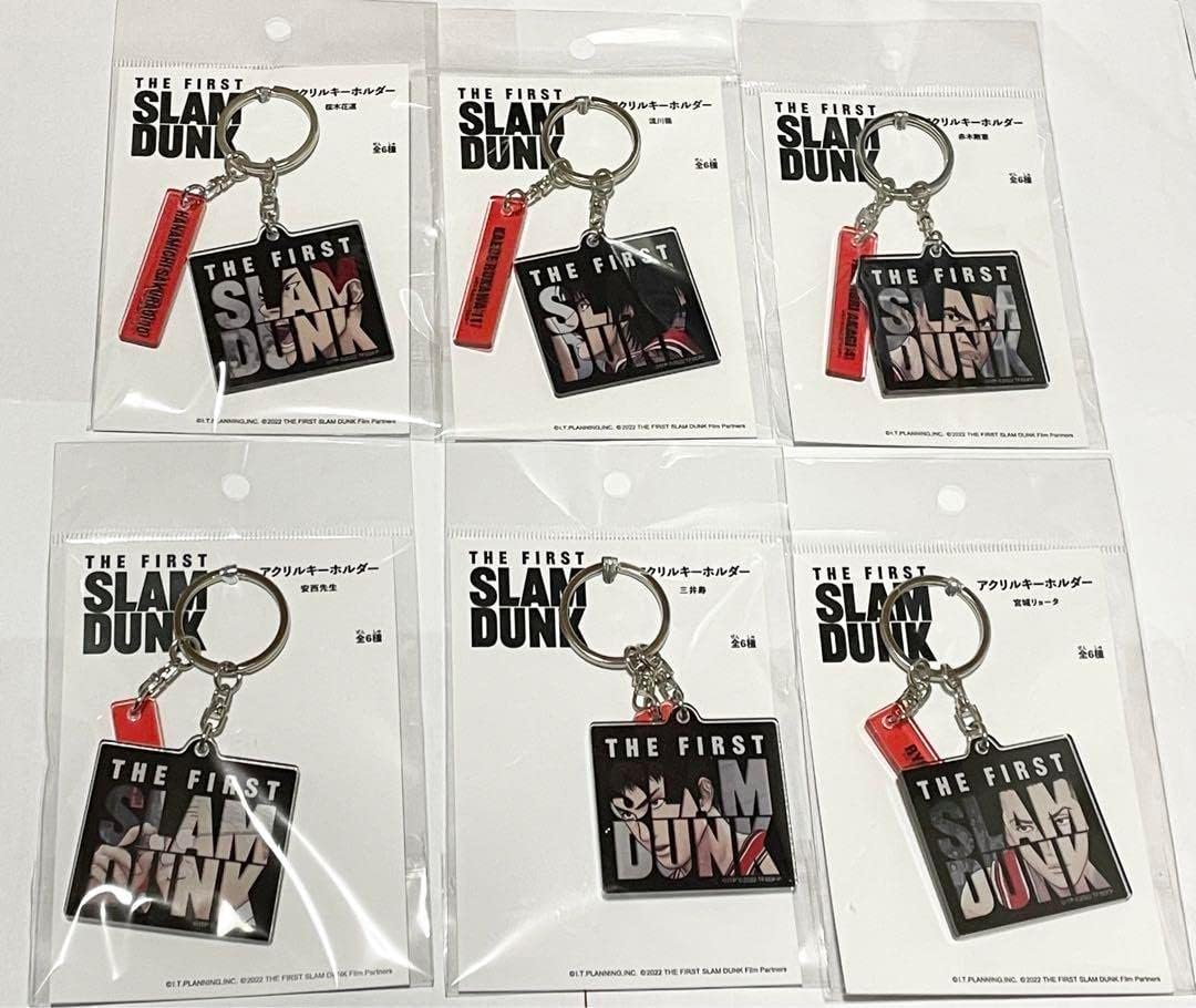 SLAM DUNK ビッグキーホルダーコンプ6体セット