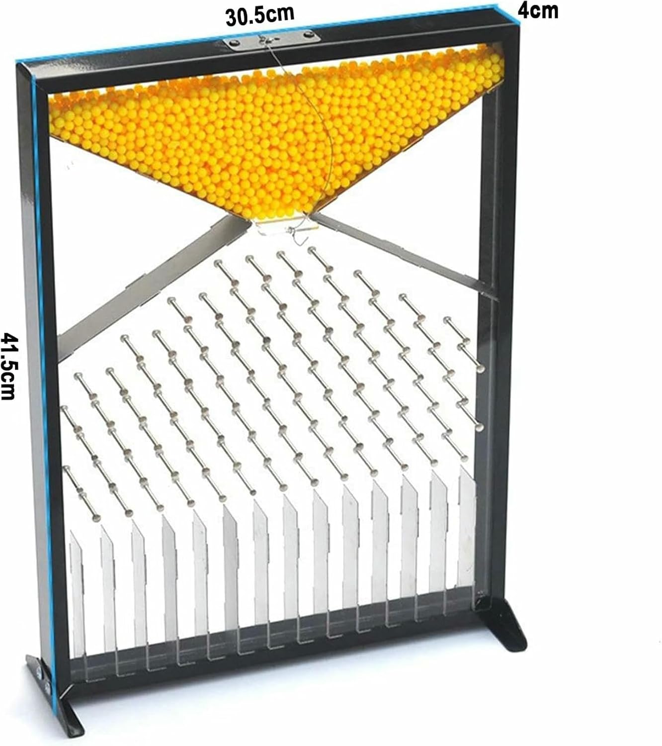 Galton Board - Dalton Board Probability Demonstration Model with Bell Curve, Effective Statistical Law, for Physical School Laboratory Teaching