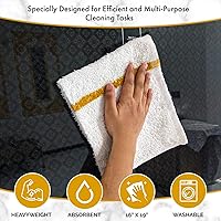Vista 6 de Bar Mops - Juego de 60 toallas de cocina de 16 x 19 pulgadas, multiusos, para el hogar, restaurante y limpieza, juego de paños absorbentes