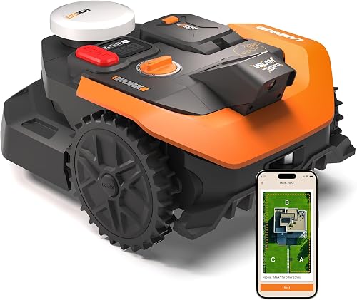 WORX Vision Cloud 2WD Robot Tondeuse WR303E, sans Fil pér…