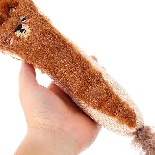 Miniatura 8 de Gatito de hierba gatera de felpa con papel arrugado interactivo para masticar gatos para morder y dentición relleno de hierba gatera animal de