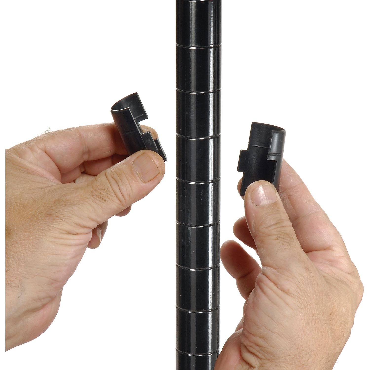 Nexel Adjustable Wire Shelving Unit, 4 Tier, NSF Listed Commercial Storage Rack, 18