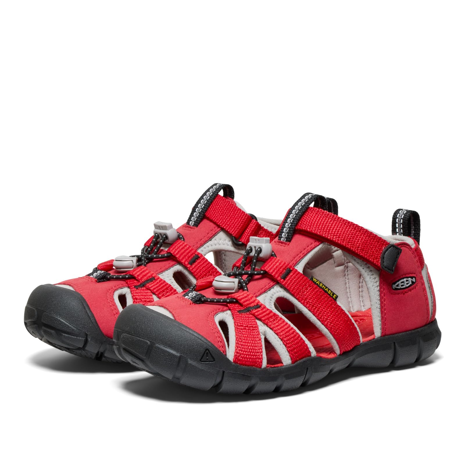 KEEN Seacamp 2 CNX sandały unisex dla dzieci i młodzieży, Czerwony Ribbon Red Alloy, 34 EU