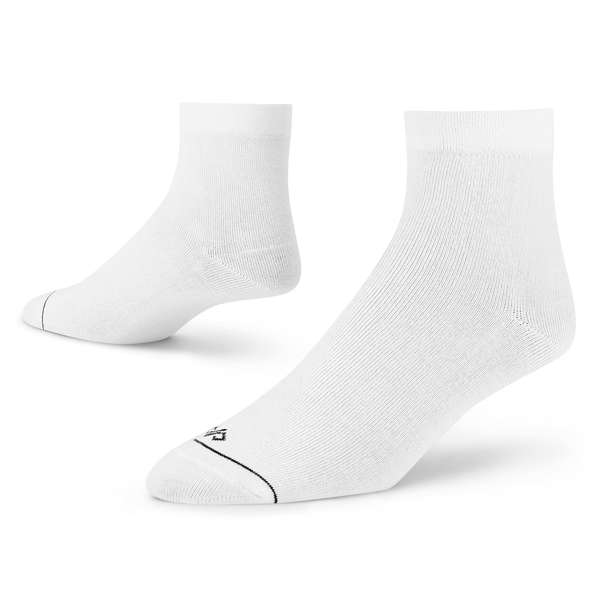 Men & Women Ankle Length Socks (Pack of 1 Pair; White; Combed Cotton; Anti Odour; Breathable; Durable)-image-13