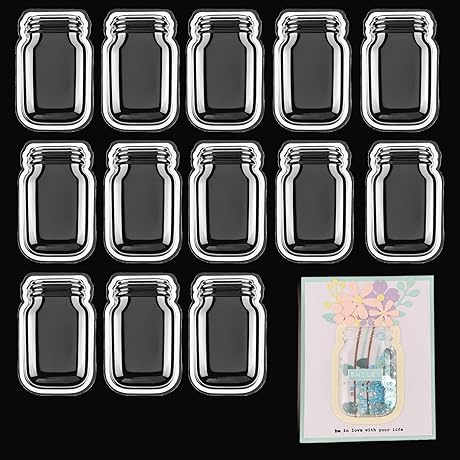 Plastic Clear Shaker Covers Shaker Window Blister Paper Crafting Card Making Arts...