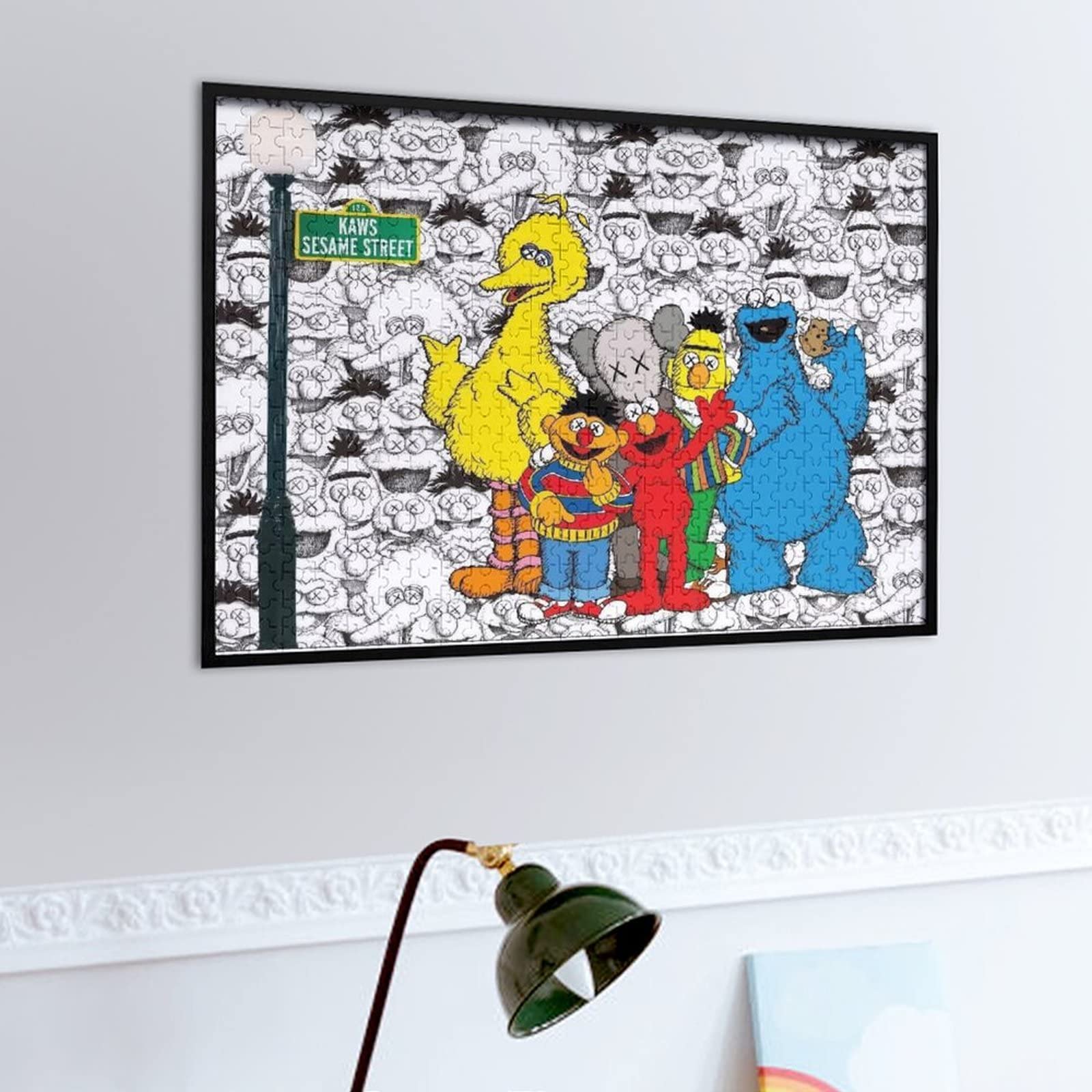 Amazon.co.jp: Kaws 500/1000ピースのパズル 木製のパズル 壁の装飾