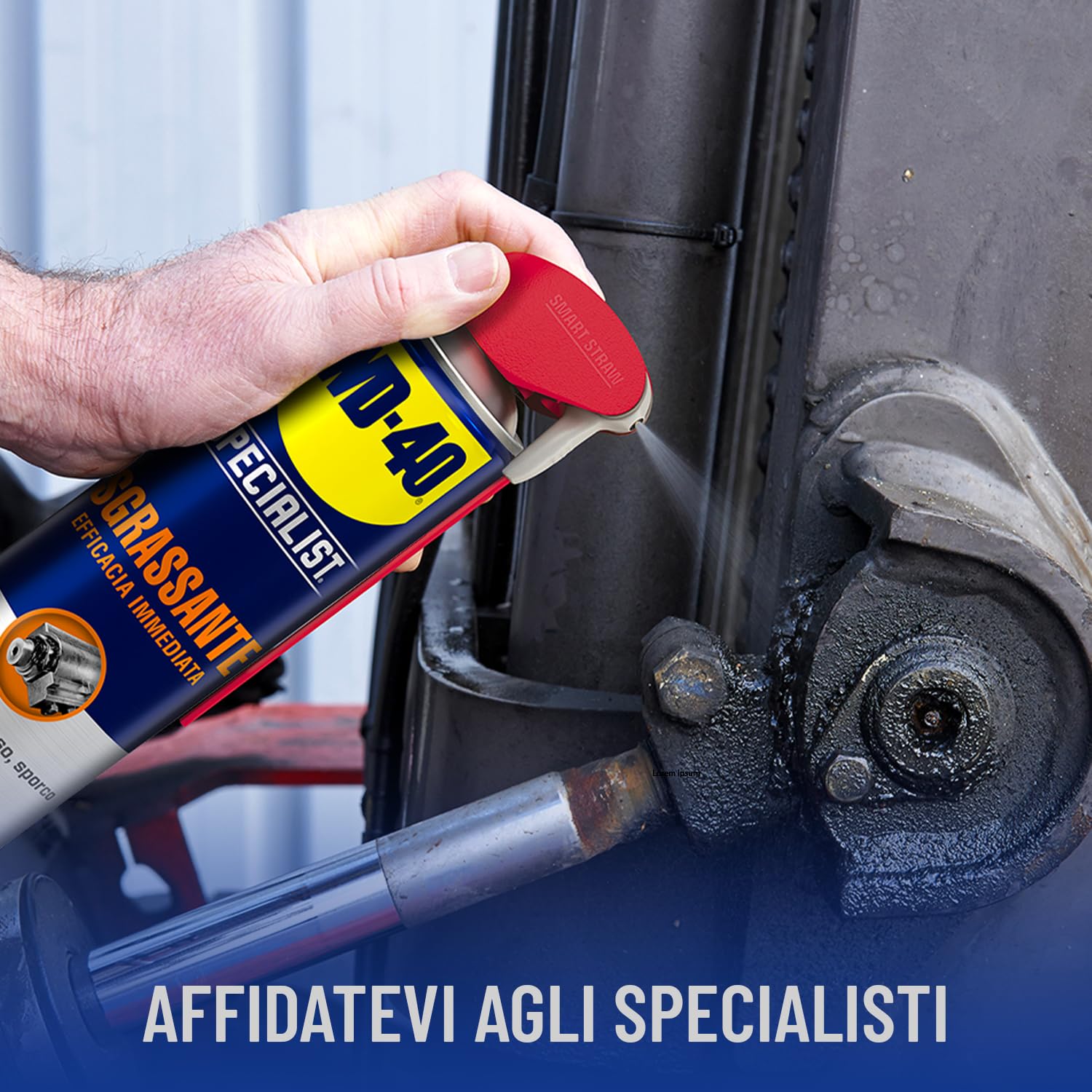 WD-40 - Specialist - Sgrassante Spray Doppia Posizione - Lubrificante a base di solvente - Elimina olio, grasso e sporco - Efficacia Immediata - Senza residui - Per uso esclusivo su metalli - 500ml