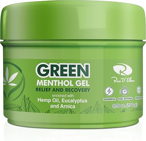 Ross D'Elen Gel de mentol verde pequeño