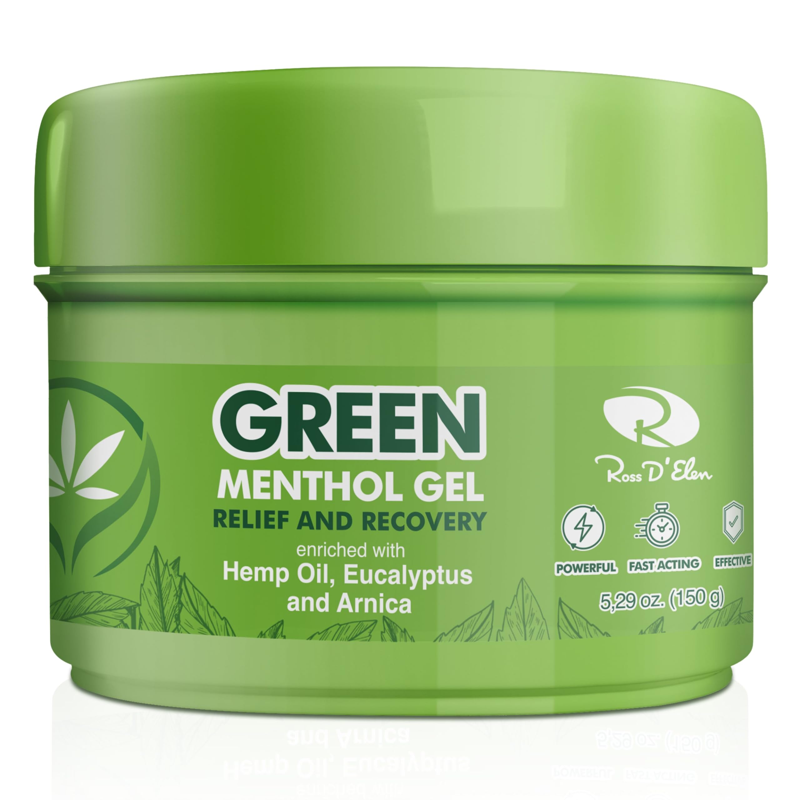 Amazon.com: Ross D'Elen Green Menthol Gel Small : Health & Household