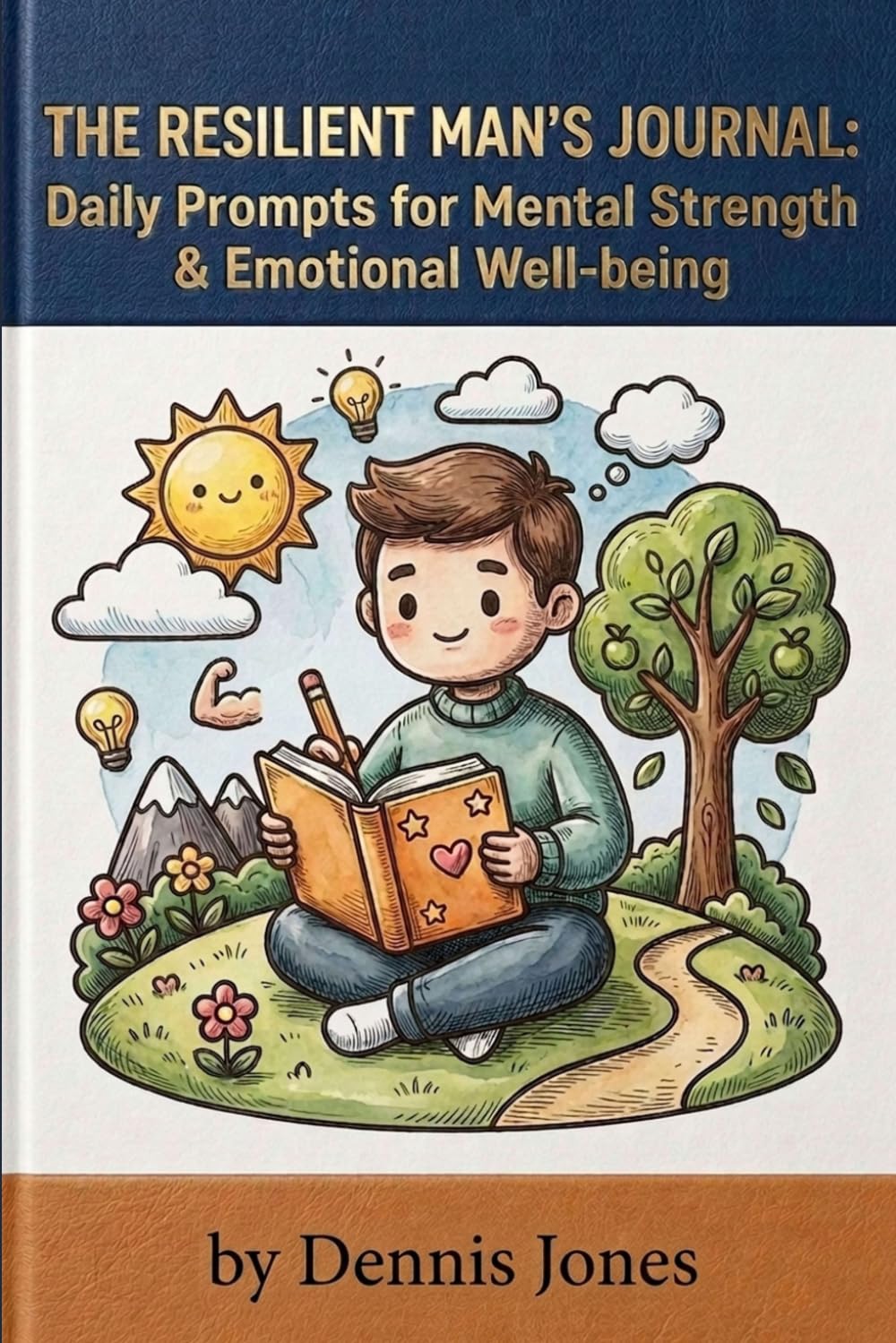 The Resilient Man's Journal: Daily Prompts for Mental Strength & Emotional Well-being: Build Discipline, Master Your Mind, and Develop Unshakable Confidence Through Guided Reflection