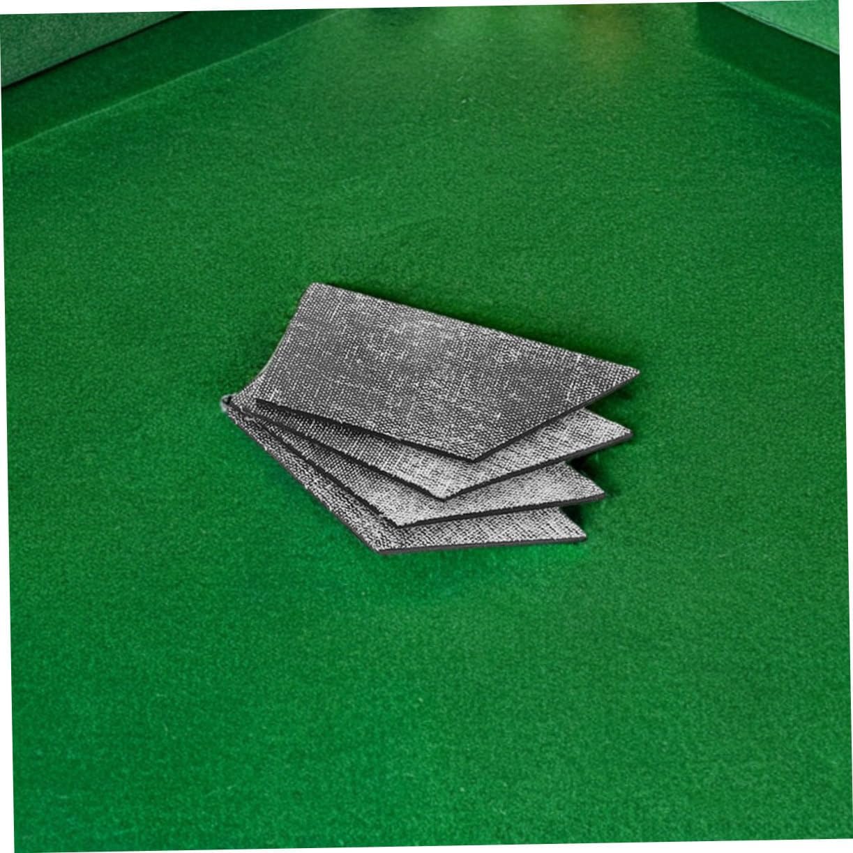 POPETPOP 24pcs Pool Table Rubber Sheet Billiard Cushion Facings Pool Table Cushion Edge Facings Billiard Table Cushion Facing Replacements Pool Table Cushion Kits Billiard Table Corner Grey